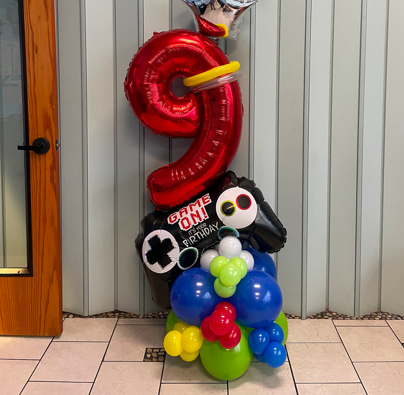 Hand-tied balloon bouquet