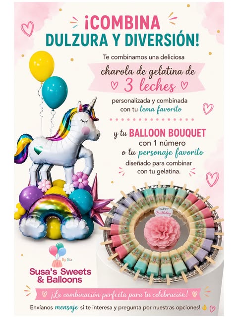Recent work from Susa’s Sweets and Balloons on Instagram